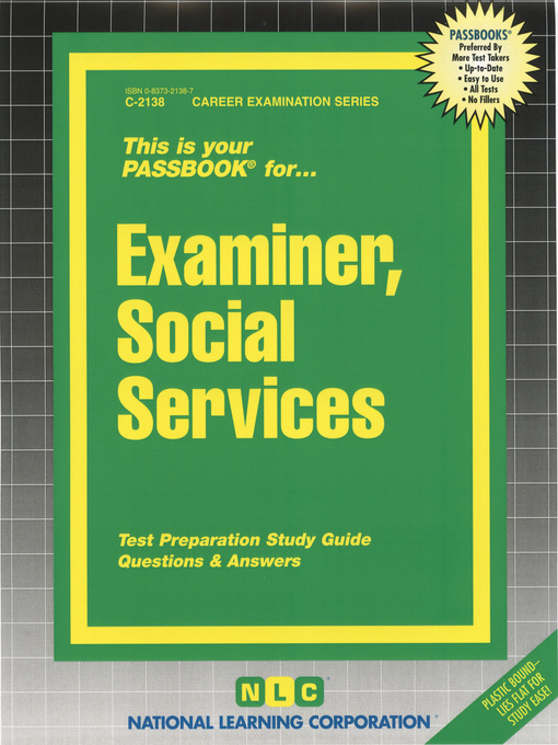 Title details for Examiner, Social Services by National Learning Corporation - Available